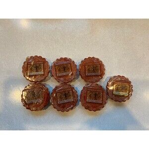 YANKEE CANDLE AUTUMN WREATH TARTS WAX MELTS (7 Total) Old Style